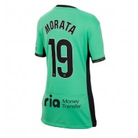 Atletico Madrid Alvaro Morata #19 Tredjetrøje Dame 2023-24 Kortærmet